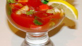 Рецепт Коктейля с креветками и авокадо