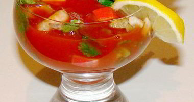 Рецепт Коктейля с креветками и авокадо
