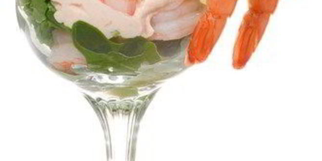 Рецепт Коктейля из креветок со сливочным соусом с хреном