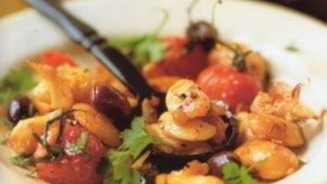 Рецепт таджина из белой фасоли с оливками