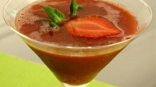 Рецепт Клубничного коктейля с горячим шоколадом