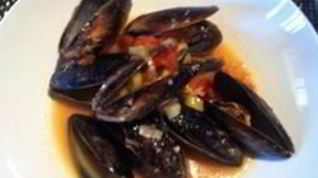 Рецепт Мидий с текилой и лаймом