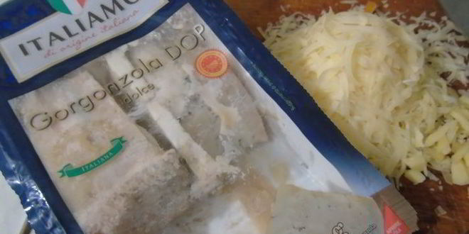 Рецепт грибного соте с вином и горгонзолой