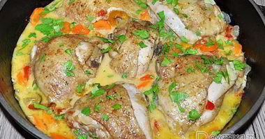 Рецепт Курицы с вином по-грузински