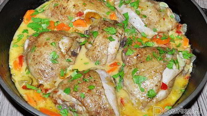 Рецепт курицы с вином по-грузински