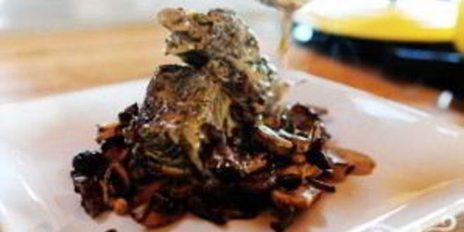 Рецепт ребрышек с вином и сливками