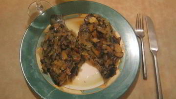 Рецепт Рыбы в сливочном масле с вином и чесноком