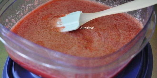 Рецепт клубничной граниты с водкой