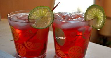 Рецепт Клюквенно-малинового коктейль