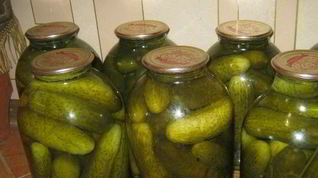 Рецепт Огурцов соленых с водкой