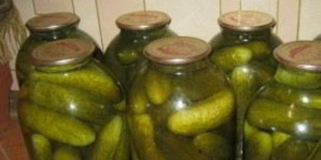 Рецепт огурцов соленых с водкой