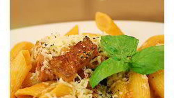 Рецепт пасты в томатном соусе с водкой