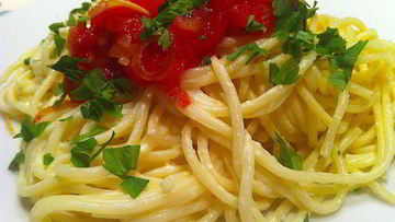 Рецепт Спагетти с Водкой