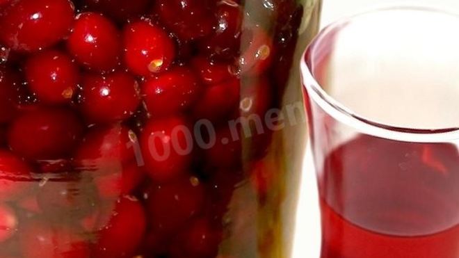 Рецепт водки на клюкве