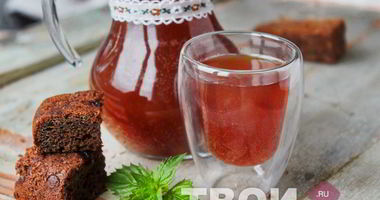 Рецепт Домашнего кваса из ржаного хлеба