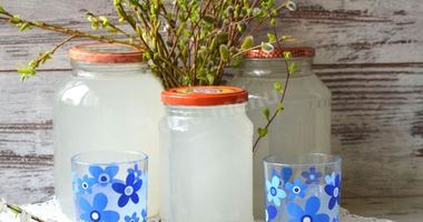 Рецепт Кваса из березового сока с хлебом