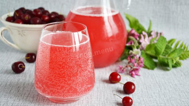 Рецепт вишневого кваса из вишни