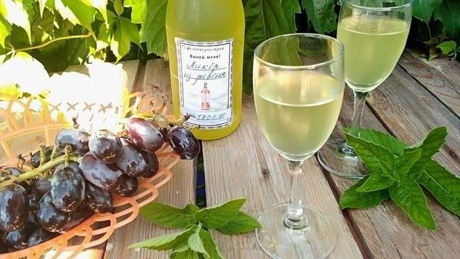 Рецепт ликера из ревеня