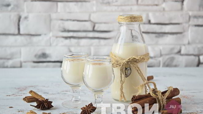 Рецепт ликера молочного