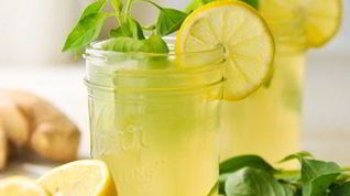 Рецепт Летнего лимонада с имбирем и мятой