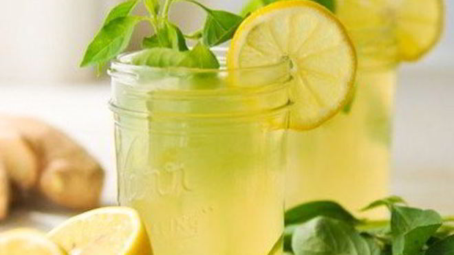 Рецепт летнего лимонада с имбирем и мятой