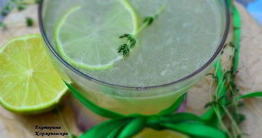 Рецепт Лимонада с тимьяном и лаймом