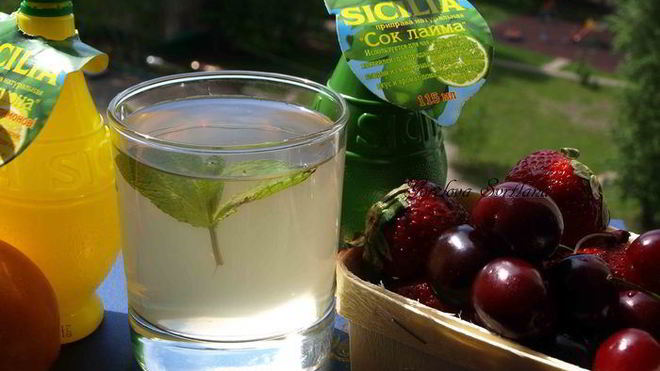 Рецепт мятного лимонада