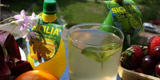 Рецепт мятного лимонада