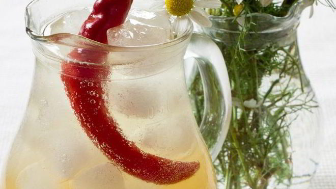 Рецепт ромашкового лимонада с чили
