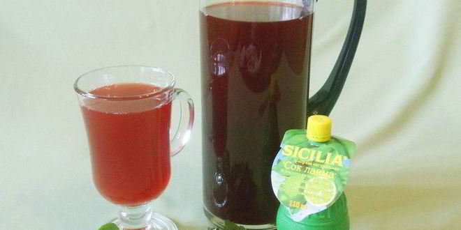 Рецепт Вишневого лимонада с лаймом