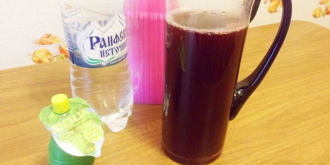 Рецепт вишневого лимонада с лаймом