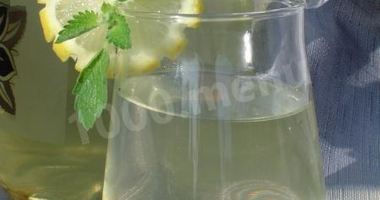 Рецепт Лимонного тонизирующего напитка