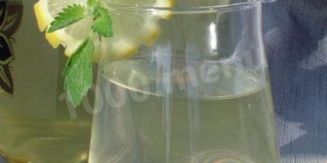 Рецепт Лимонного тонизирующего напитка