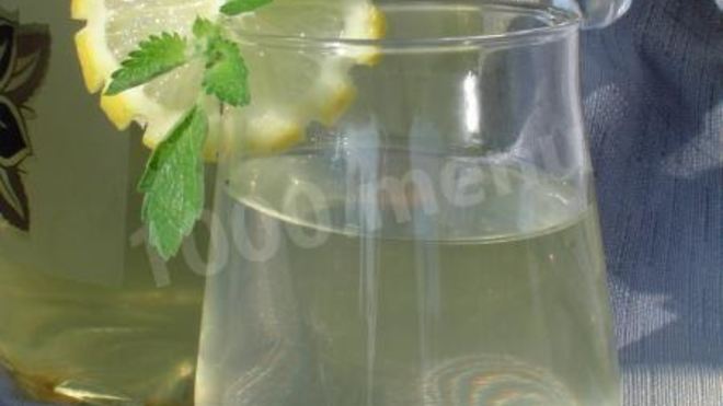 Рецепт лимонного тонизирующего напитка