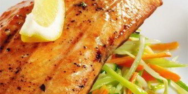 Рецепт Лосося в кленовом сиропе и имбире