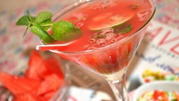 Рецепт Арбузного Мохито безалкогольного