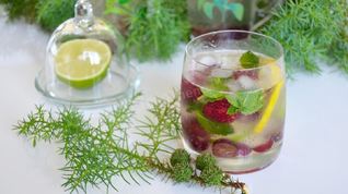 Рецепт Безалкогольного мохито с малиной