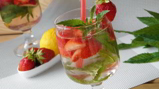 Рецепт Клубничного мохито безалкогольного