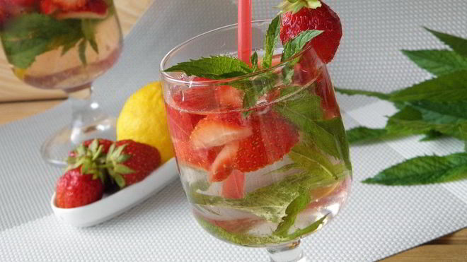 Рецепт Клубничного мохито безалкогольного