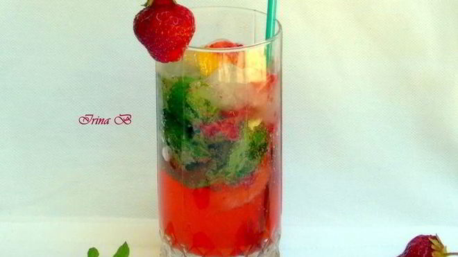 Рецепт клубничного мохито