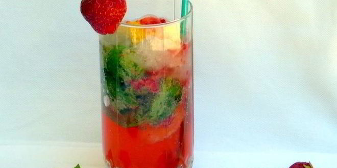 Рецепт клубничного мохито