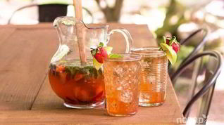 Рецепт Мохито безалкогольного клубничного