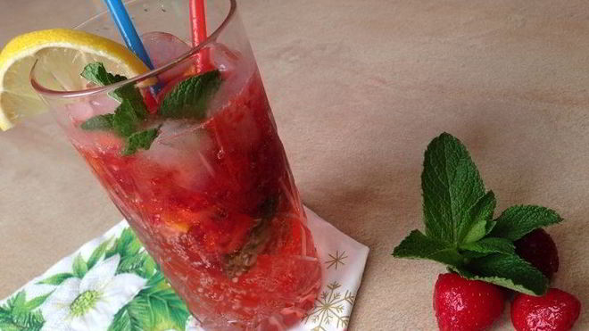 Рецепт мохито с клубникой
