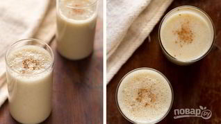 Рецепт Коктейля на кокосовом молоке с бананом