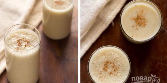 Рецепт Коктейля на кокосовом молоке с бананом