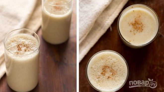 Рецепт коктейля на кокосовом молоке с бананом