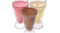 Рецепт Молочно-клубничного коктейль