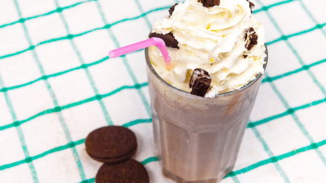 Рецепт молочного коктейля oreo