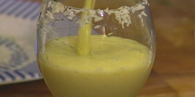 Рецепт молочного коктейля с манго