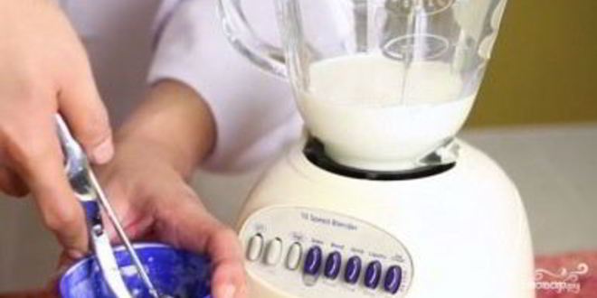 Рецепт ванильного молочного коктейля